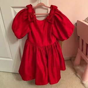 Girls Janie and jack red dress